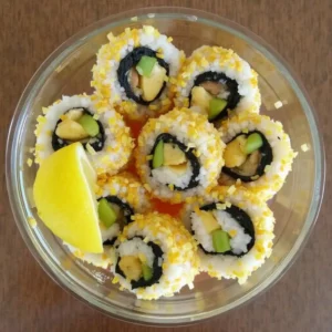 mouth watering sushi 
