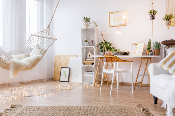 dreamy work space or room ...and lightning ideas